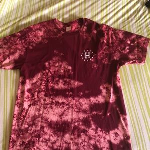 Tie-dye/bleached HUF shirt